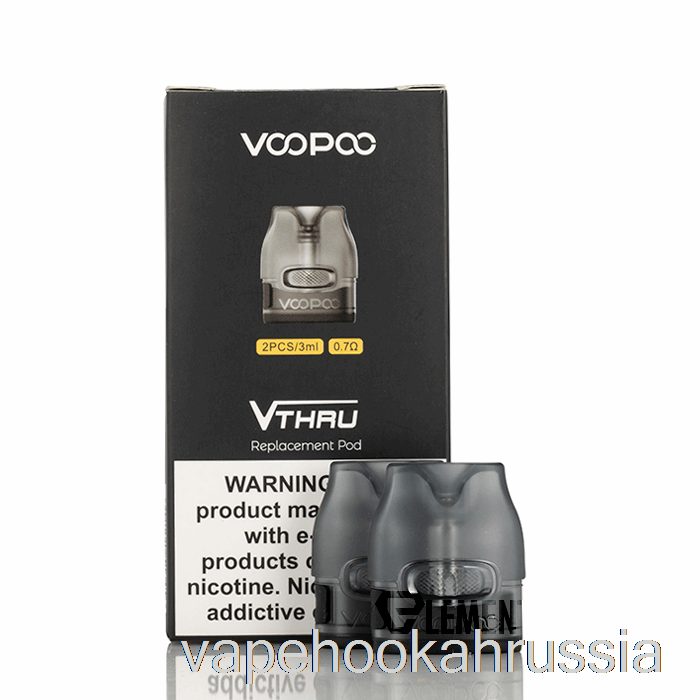 Сменные капсулы Vape Juice V.thru Pro, сетчатая катушка 0,7 Ом